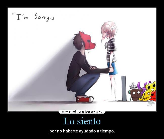 carteles alma sangre perdon fnaf desmotivaciones