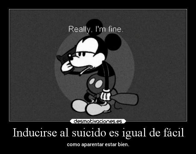 Inducirse al suicido es igual de fácil -