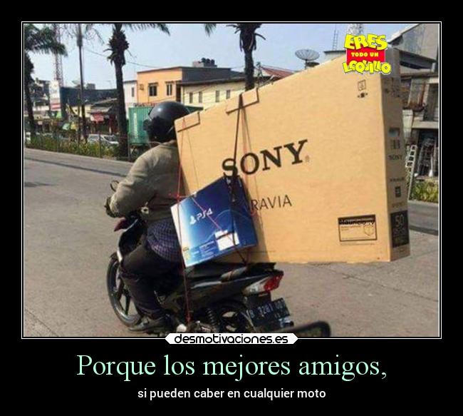 Porque los mejores amigos, -