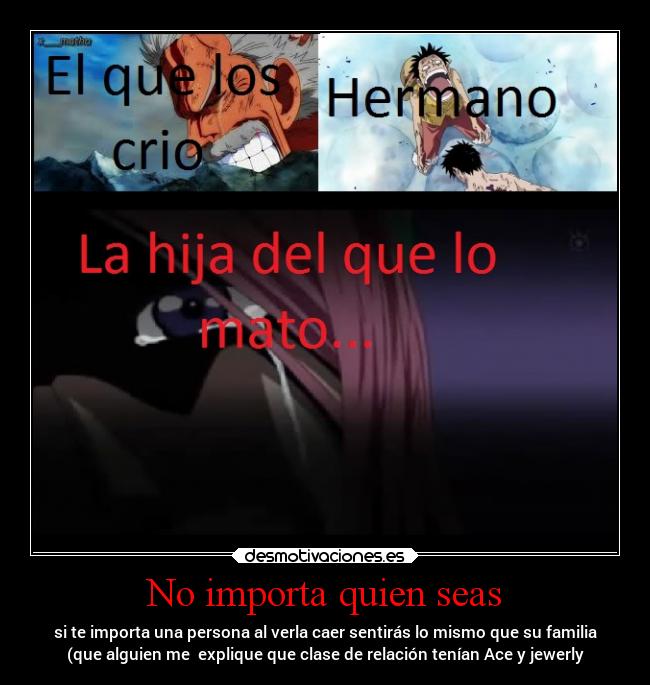 No importa quien seas - 