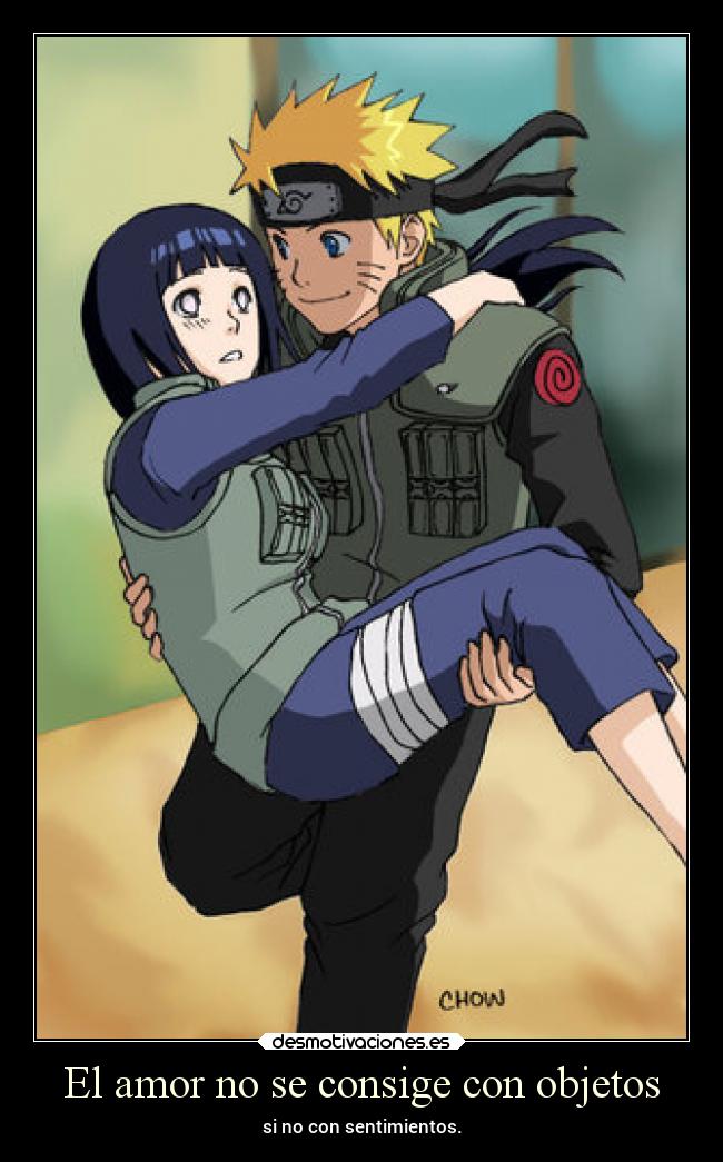 El amor no se consige con objetos - si no con sentimientos.