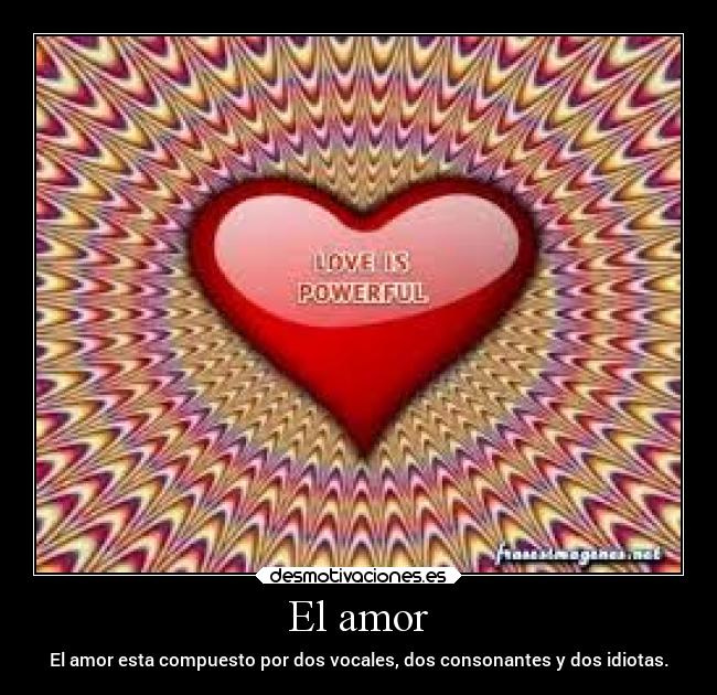 El amor -