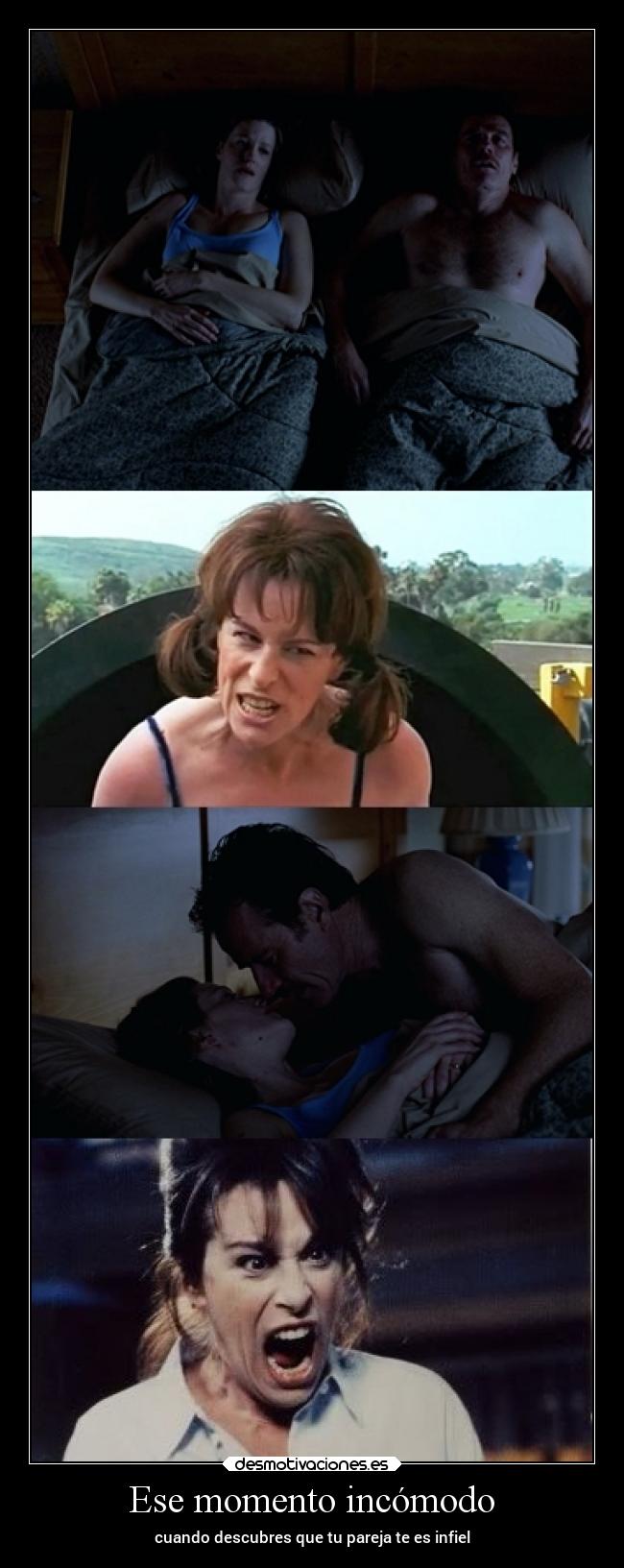 Ese momento incómodo - cuando descubres que tu pareja te es infiel