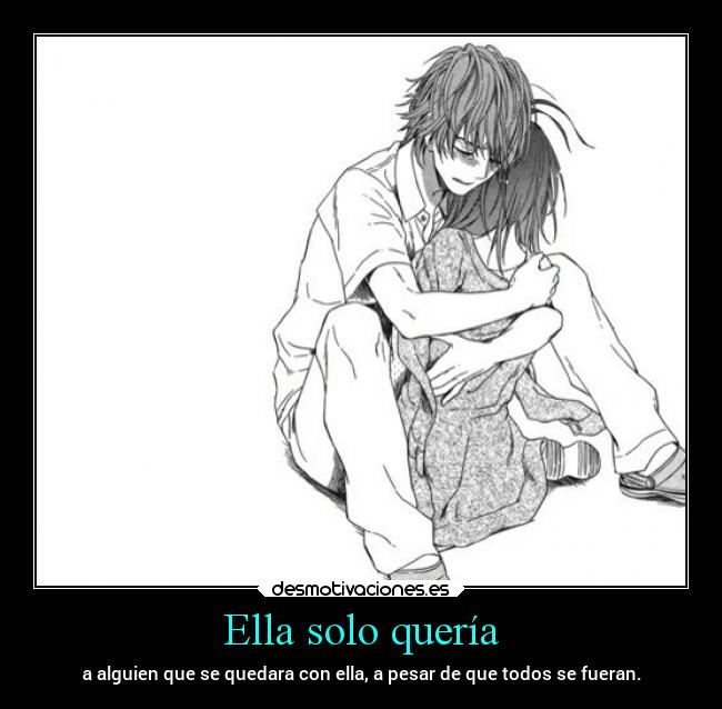 Ella solo quería -