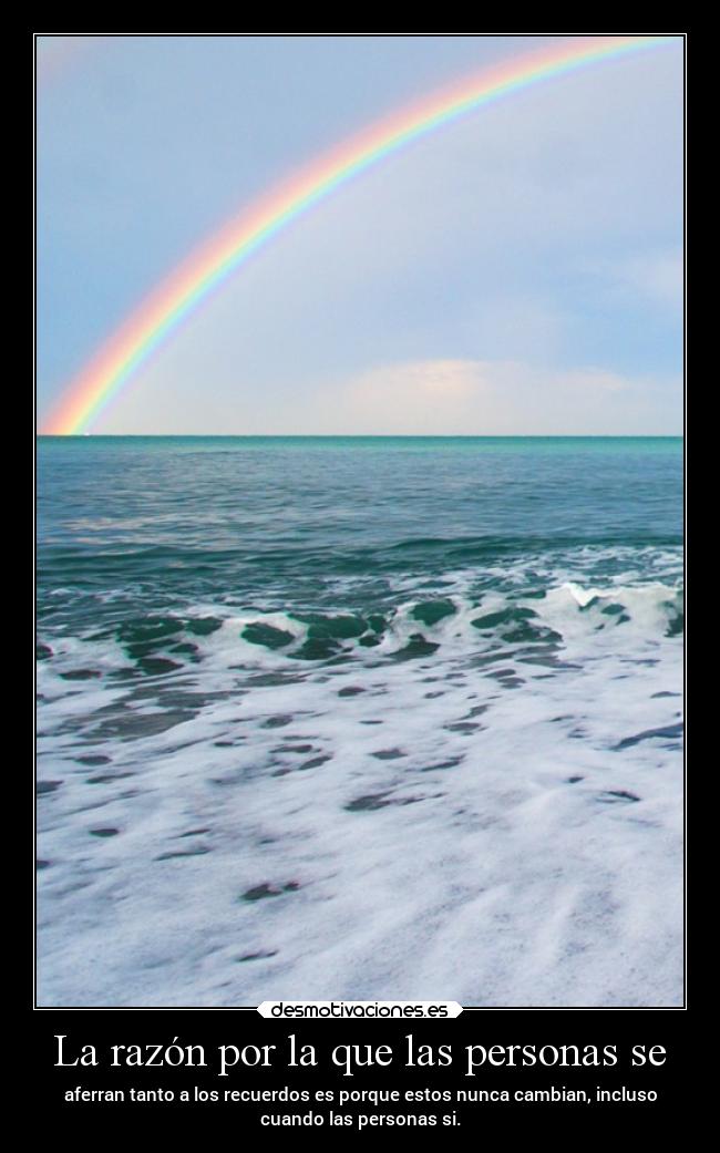 La razón por la que las personas se -