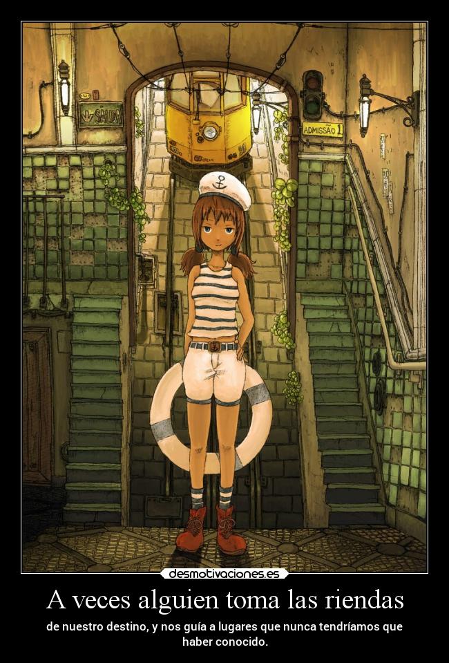 A veces alguien toma las riendas -