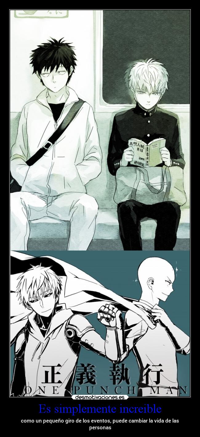 carteles anime alma amigos amistas onepunchman desmotivaciones