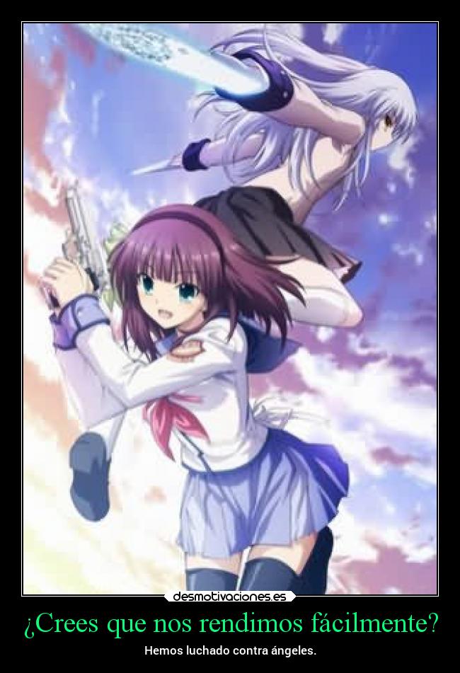 ¿Crees que nos rendimos fácilmente? - 