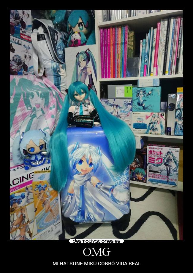 OMG - MI HATSUNE MIKU COBRÓ VIDA REAL