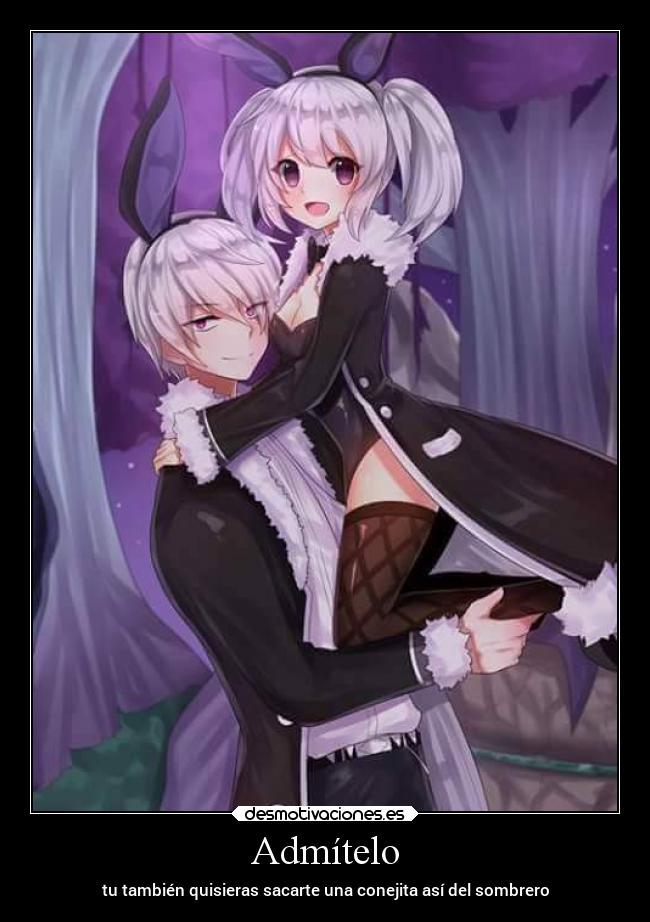 Admítelo - tu también quisieras sacarte una conejita así del sombrero