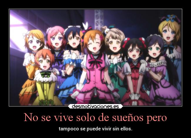No se vive solo de sueños pero -