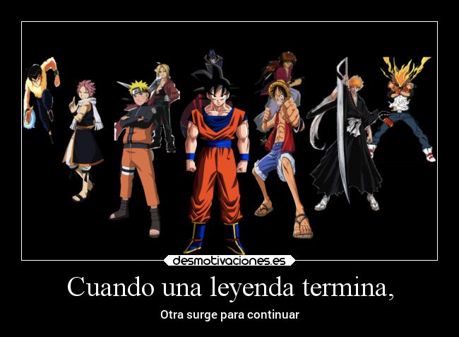 Cuando una leyenda termina, - 