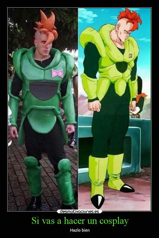 Si vas a hacer un cosplay -