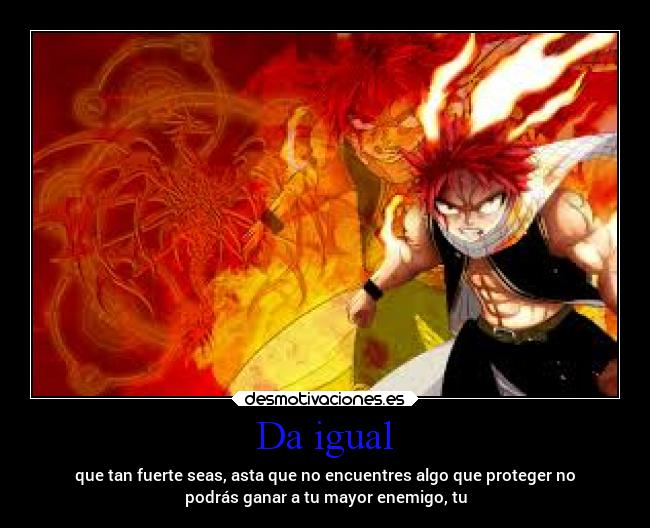 carteles anime fairytail fuego desmotivaciones