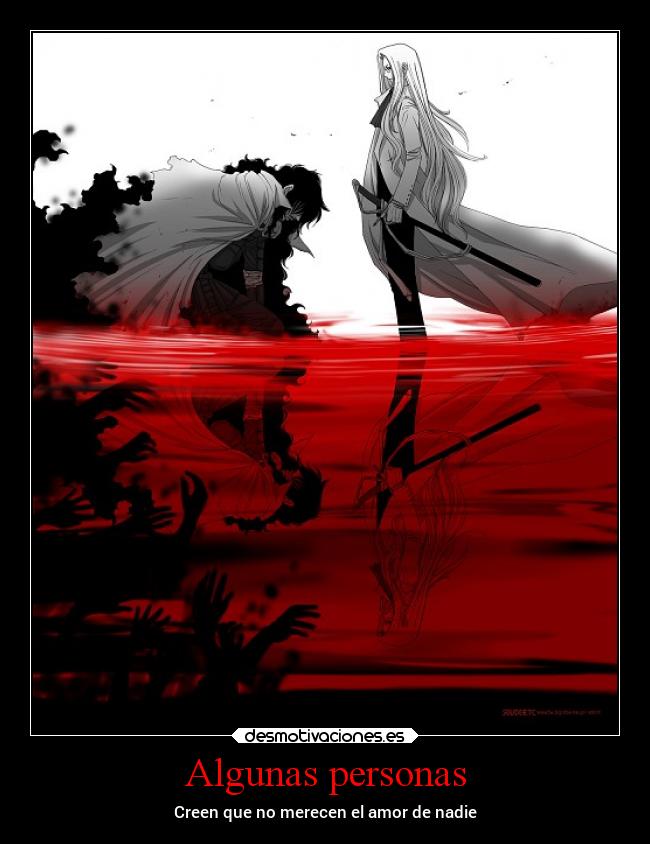 carteles anime hellsing alucard dracula vlad empalador integra desmotivaciones
