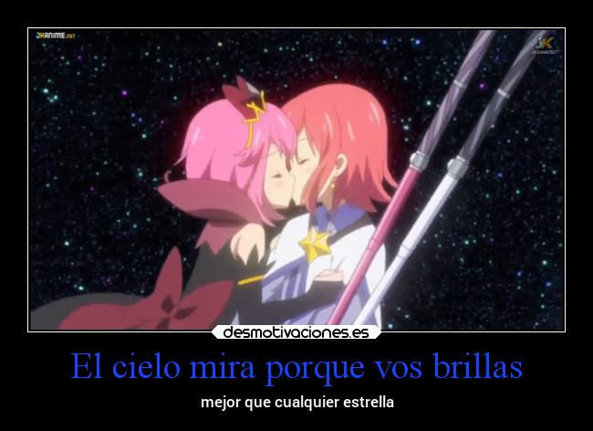 El cielo mira porque vos brillas - 