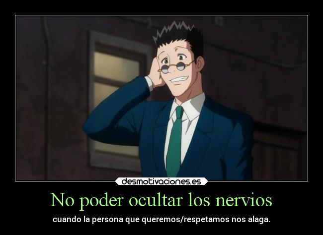 carteles anime hunterxhunter respetar alagar querer amar persona icono nervios desmotivaciones