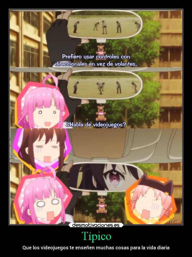 Típico - Que los videojuegos te enseñen muchas cosas para la vida diaria