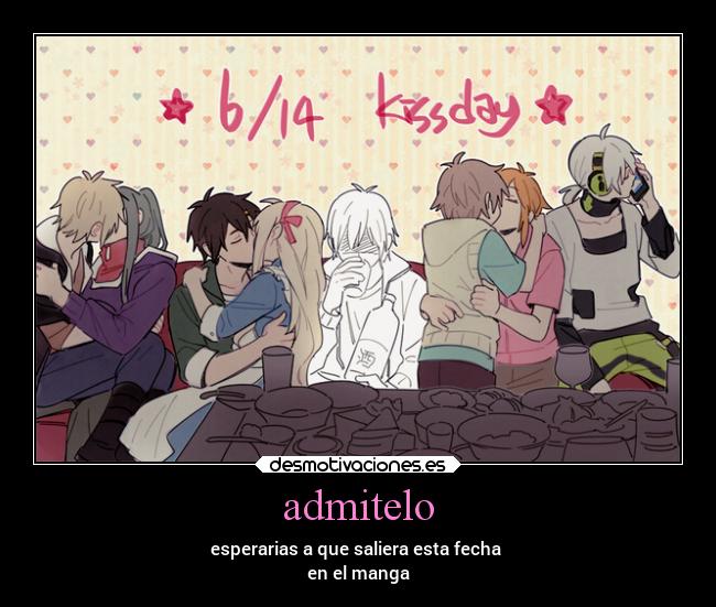 admitelo - esperarias a que saliera esta fecha
en el manga