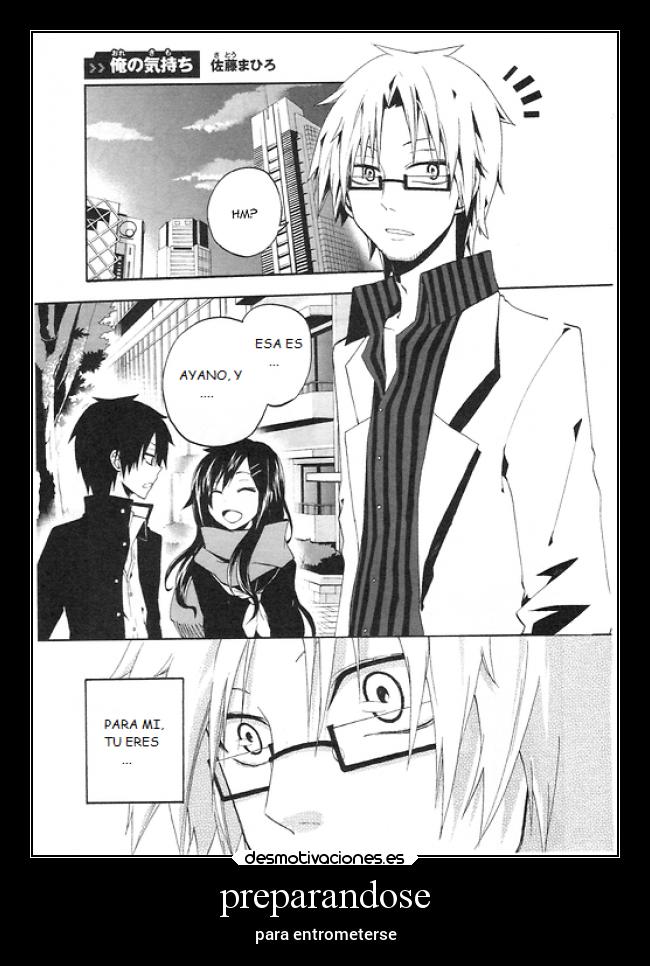 preparandose - para entrometerse