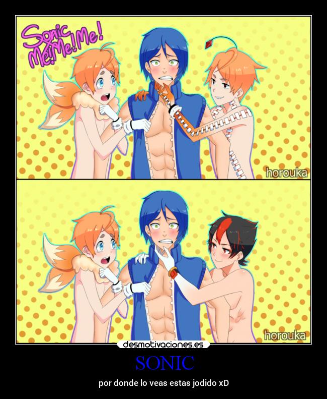 SONIC - por donde lo veas estas jodido xD