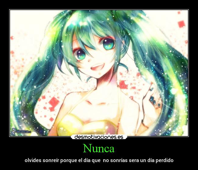 carteles anime sonreir dia desmotivaciones