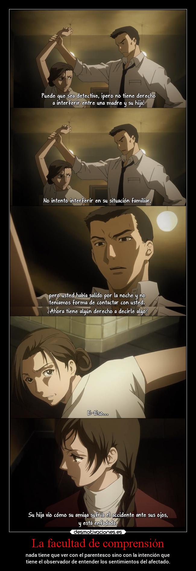 carteles anime vida personas familias elbuskador1 mouryounohako comprension desmotivaciones