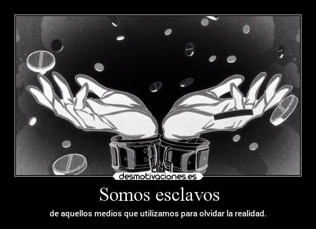 carteles anime vida mundo dolor muerte miedo raptorhunters harukaze manga gangsta droga alex realidad olvi desmotivaciones