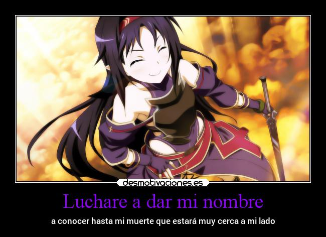 Luchare a dar mi nombre -