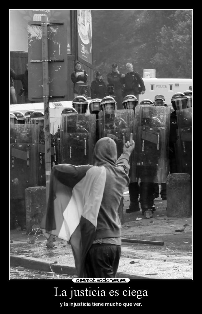 La justicia es ciega -