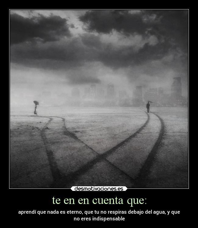 te en en cuenta que: -