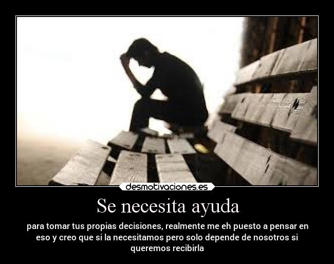 carteles ayuda ausencia desmotivaciones