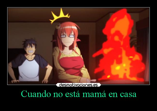 Cuando no está mamá en casa -