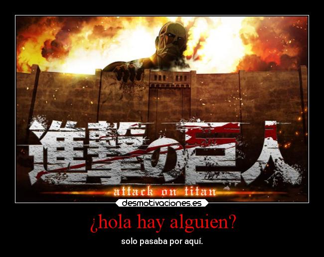 ¿hola hay alguien? - 