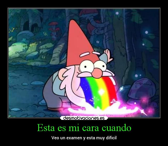 Esta es mi cara cuando - Veo un examen y esta muy dificil
