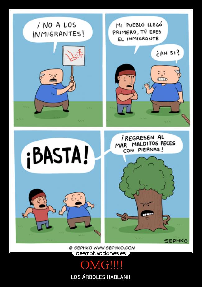 OMG!!!! - LOS ÁRBOLES HABLAN!!!