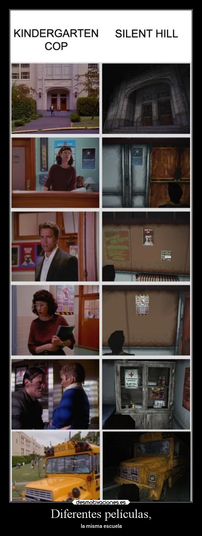 Diferentes películas, -