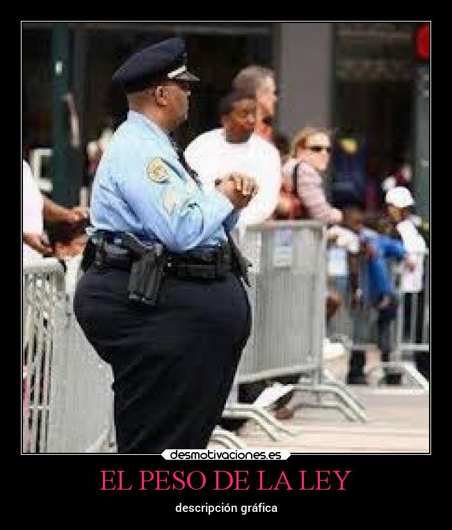 EL PESO DE LA LEY - descripción gráfica