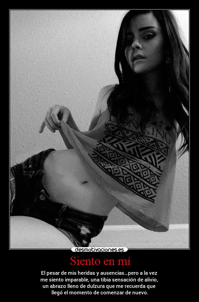 Siento en mí - 