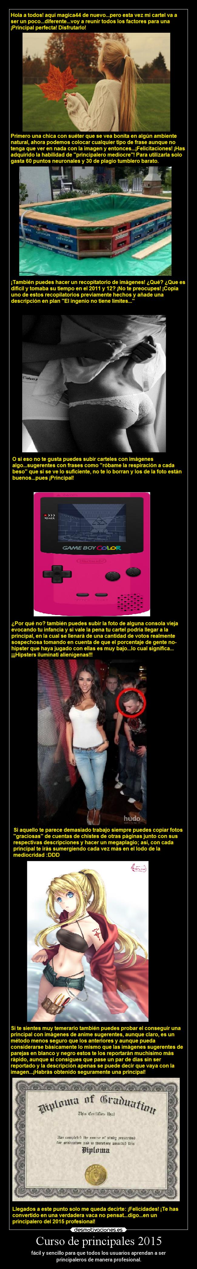 Curso de principales 2015 -