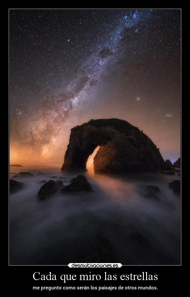 Cada que miro las estrellas -