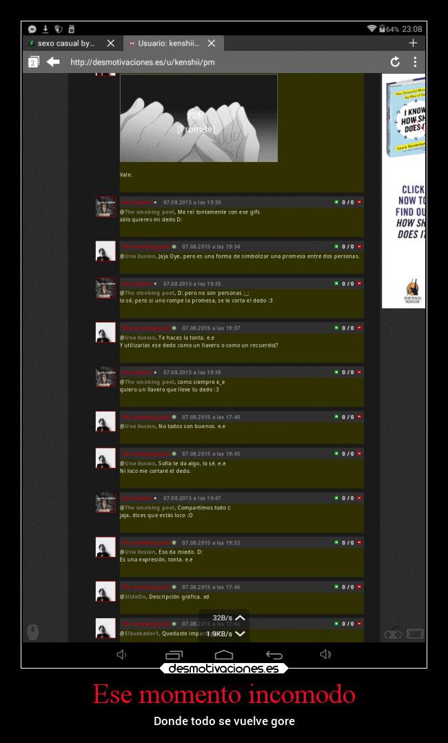 Ese momento incomodo - Donde todo se vuelve gore