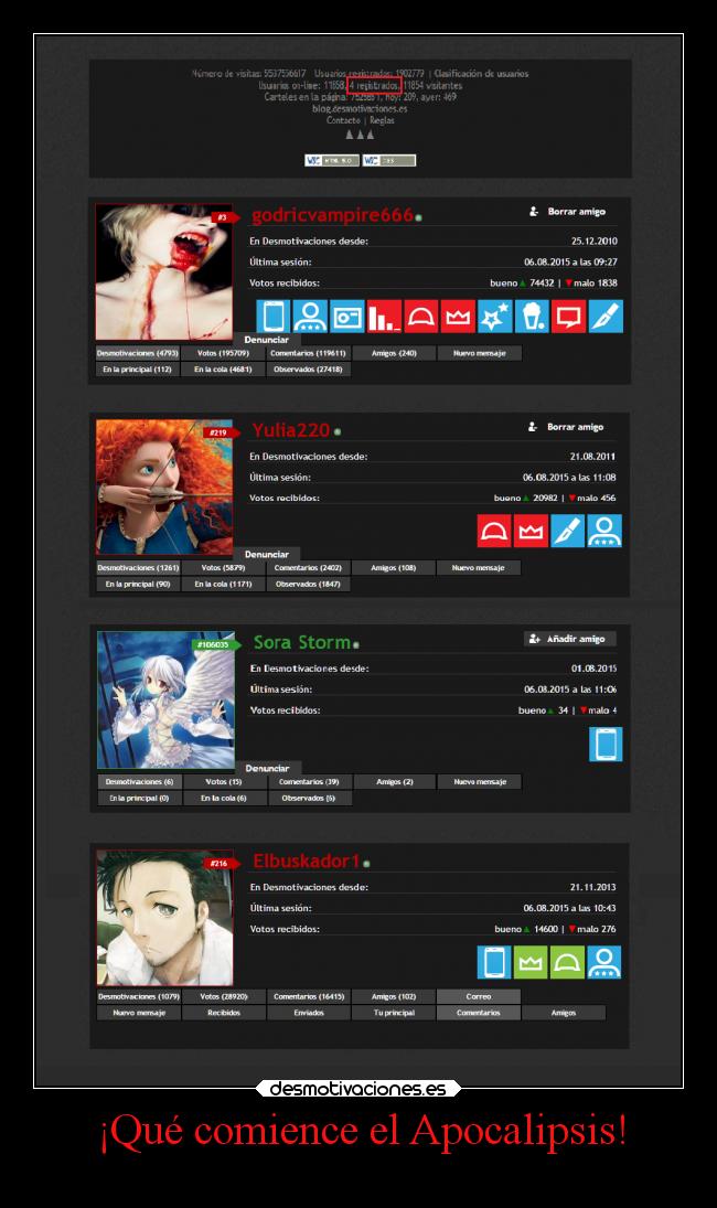 carteles desmotivaciones manana conectividad cuatrojinetesdelapocalipsis elbuskador godric sorastorm yulia desmotivaciones