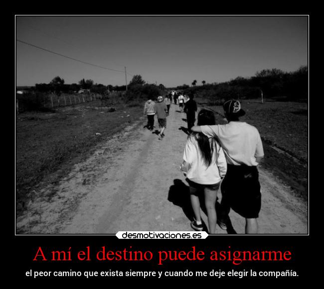 carteles destino destino camino compania elegir rilacs desmotivaciones