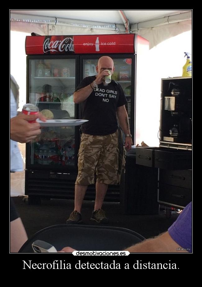 Necrofilia detectada a distancia. - 