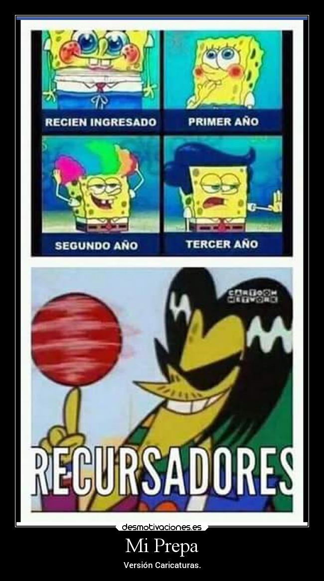 Mi Prepa - Versión Caricaturas.