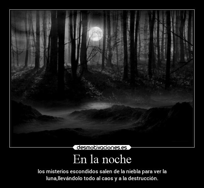 En la noche -