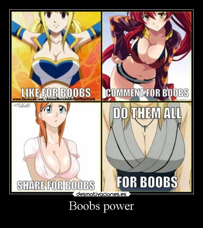 Boobs power -
