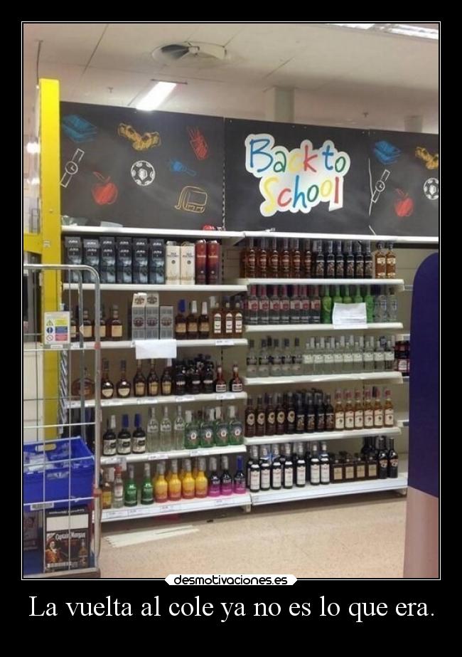 La vuelta al cole ya no es lo que era. - 