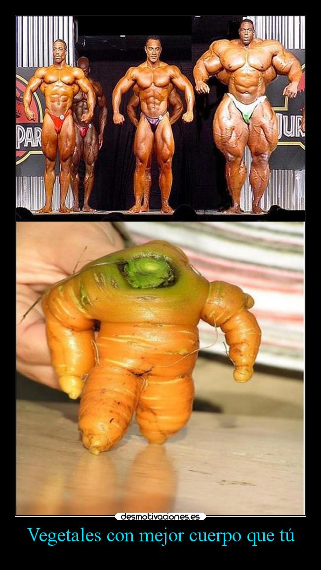 Vegetales con mejor cuerpo que tú -